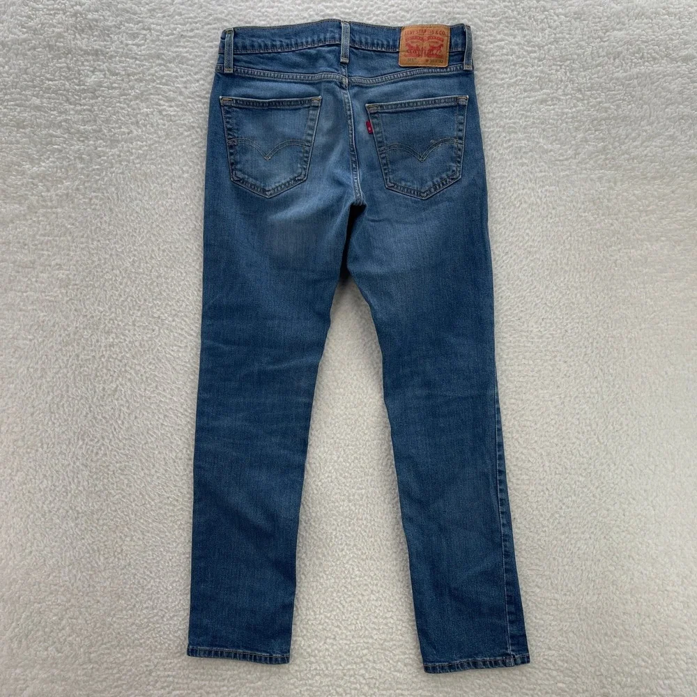Levis 511 Jeans Mens 31x32 Blue Medium Wash Slim Fit Stretch Denim Preppy Casual